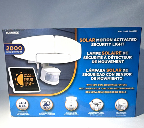 Sunforce solar motion sensor - sunforce,